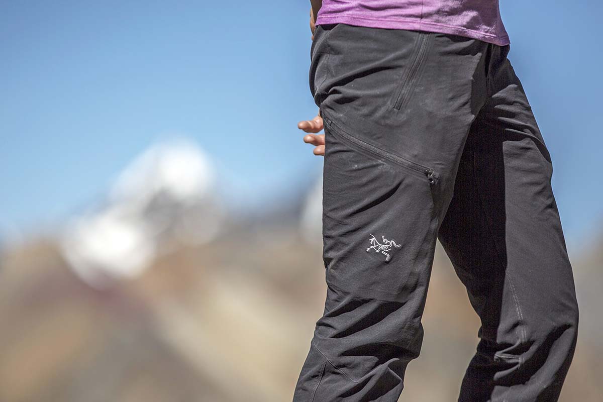 Arc'teryx Gamma LT women's hiking pants (fabric and durability)